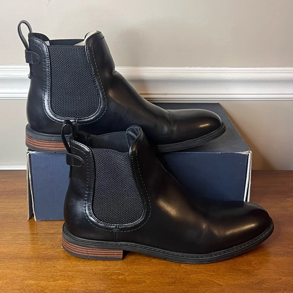 Tommy Hilfiger Vitus 2 Men’s Black Chelsea Boot Size 9.5